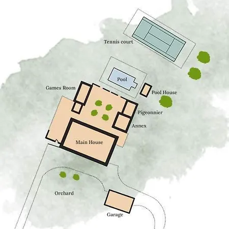 Вилла Maison Des Pelerins *